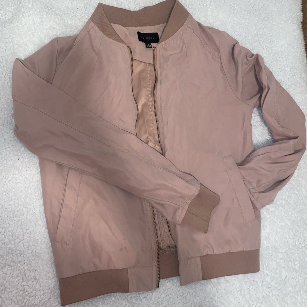 Suede pink jacket size small